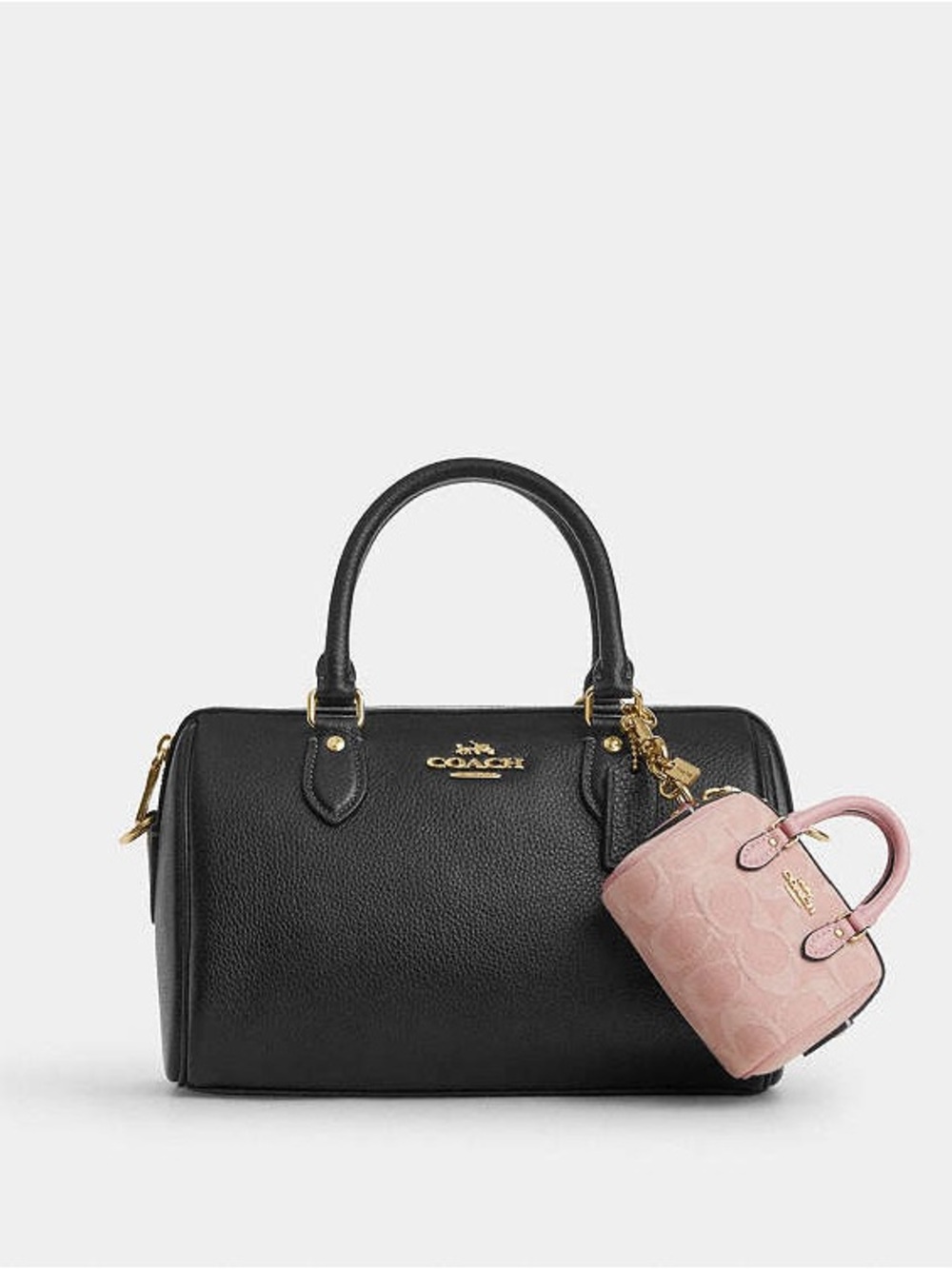 🎀COACH~Mini Rowan Bag Charm - Picture 4 of 6